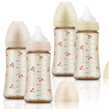 Grosmimi PPSU Baby Bottle - 10oz (300ml): Bear_Pure Gold