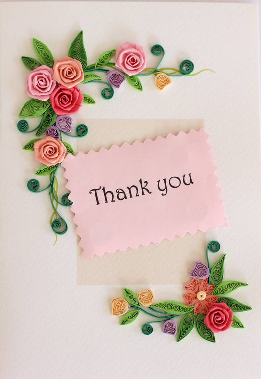 Thank You - Rose Border