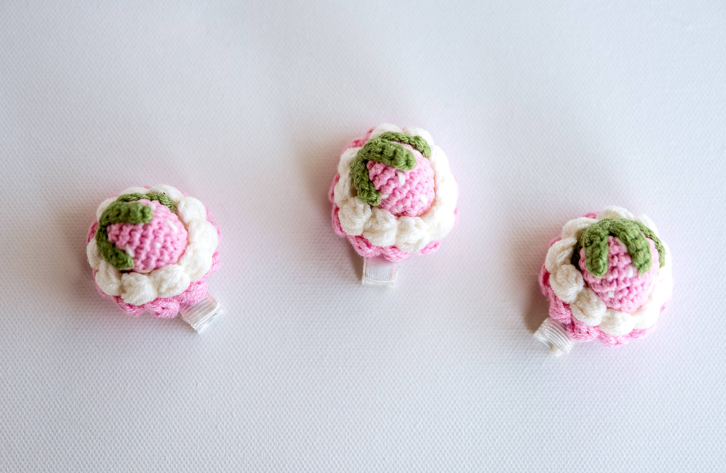 Tart Hair Clips: Pink