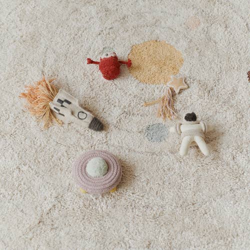 Washable Play Rug Solar System: 5' Ø