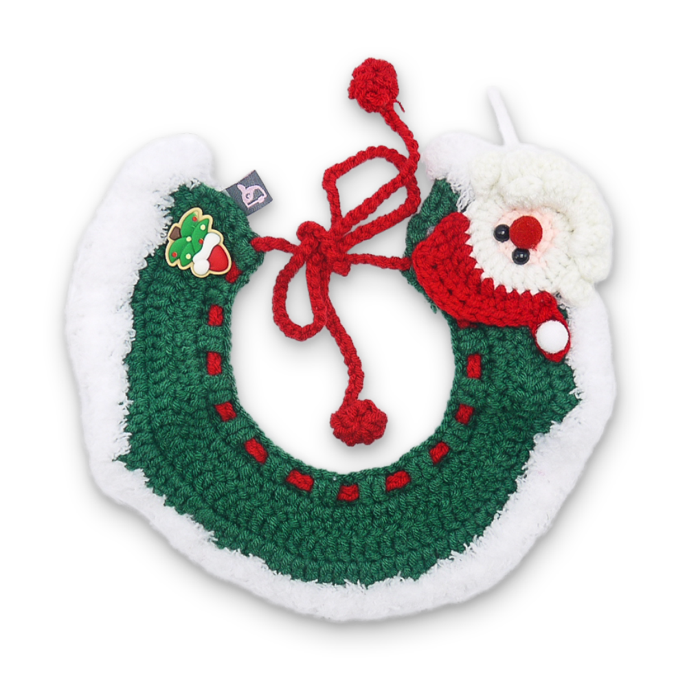 Santa Crochet Collar Scarf: S