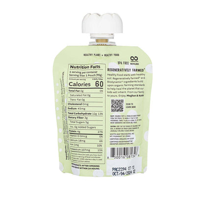 Organic Regenerative Pea + Apple + Cauliflower Puree: 24 (90g) pouches