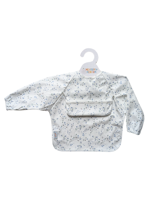 Long sleeves Bib - Delicate flower - Menoum Menoum