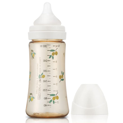 Grosmimi PPSU Baby Bottle - 10oz (300ml): Bear_Pure Gold