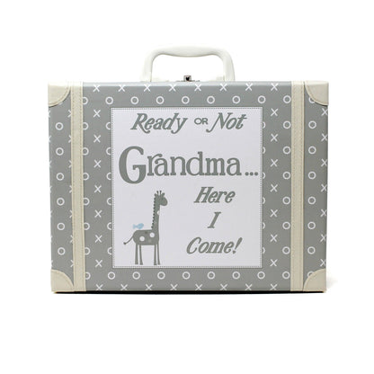 Gray Grandma Suitcase