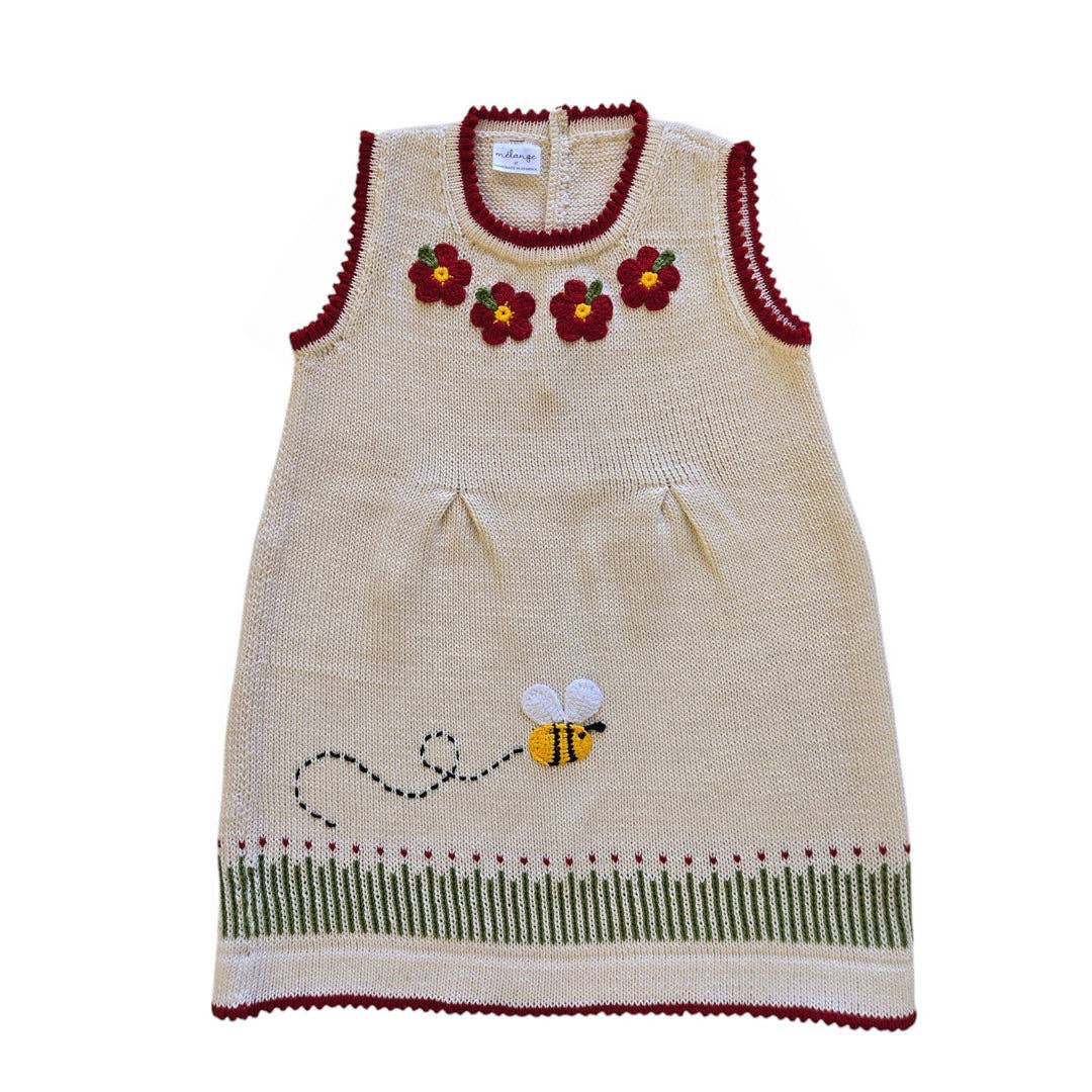 Bumblebee Garden Dress: 12 months