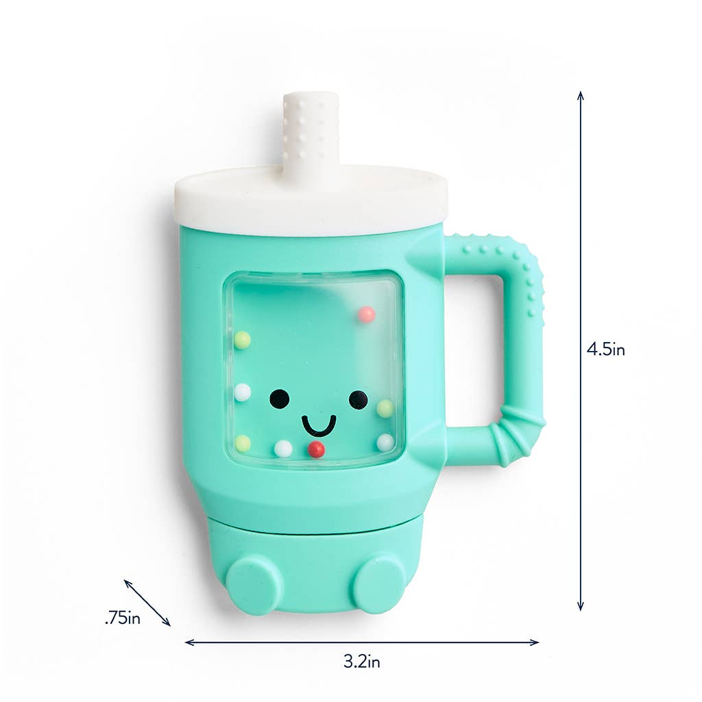 Sweetie Shake Plus™ Rattle & Teether - Chloe the Croissant