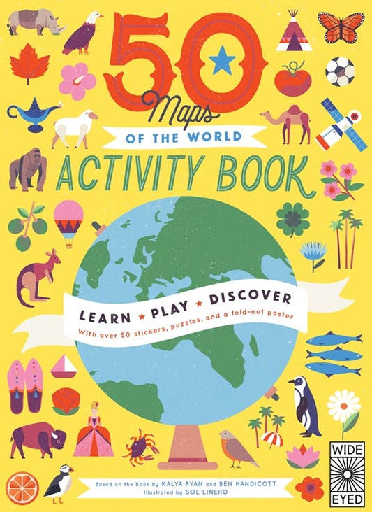 50 Maps Of The World Activity Book