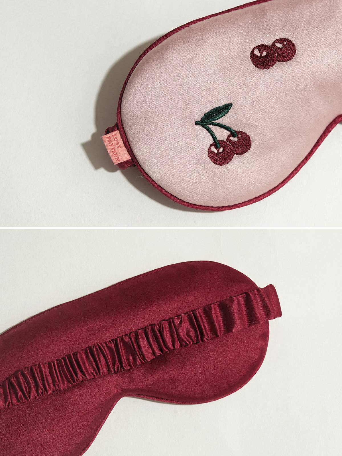 "Lost Cherries" Silk Sleep Eye Mask