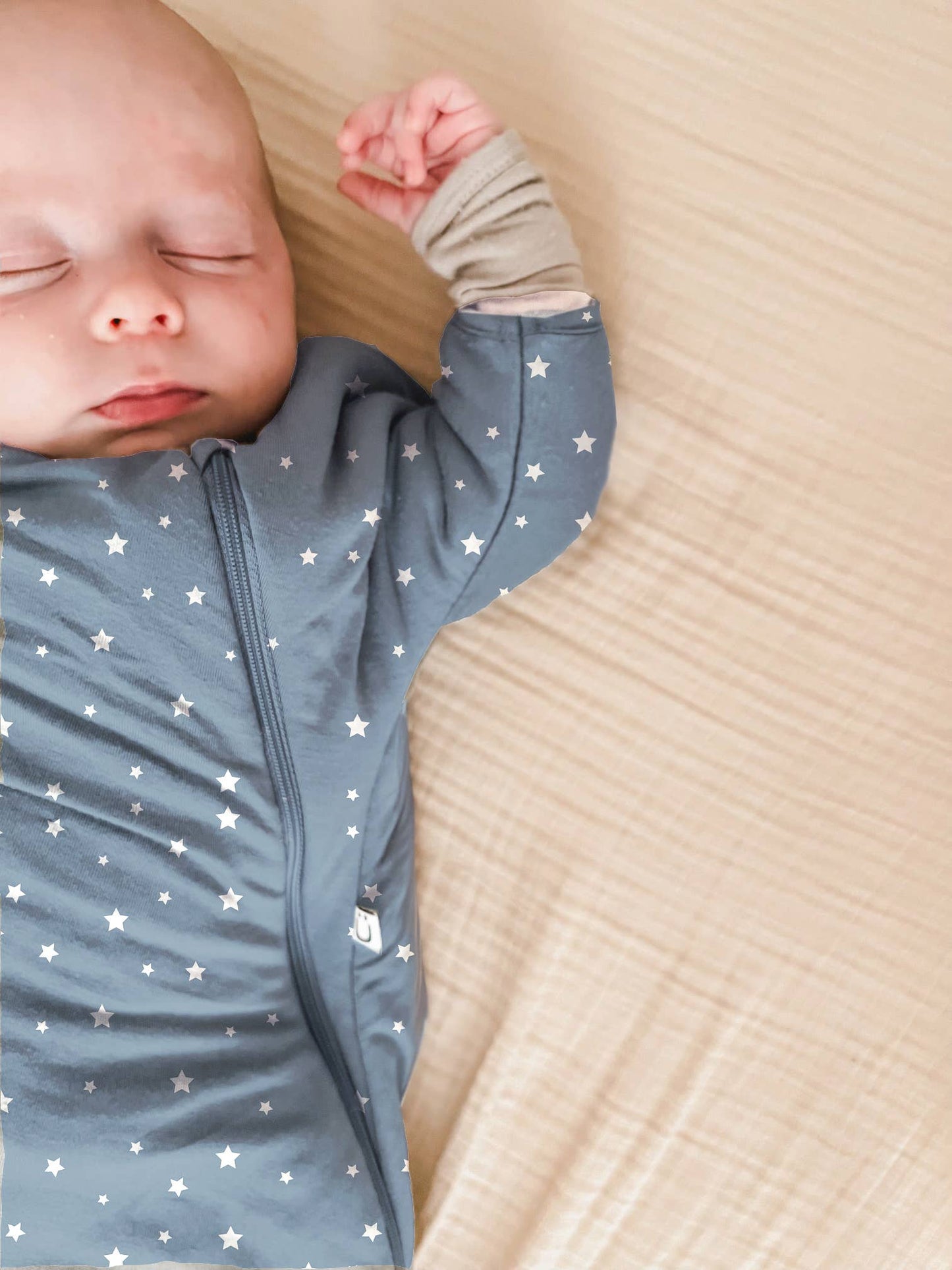 Long Sleeve Transitional Swaddle Sleep Sack 0.5 TOG 3-6M