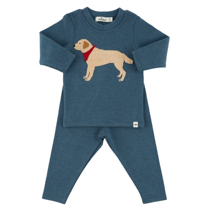 Oh baby! Two Piece Set - Lab Bandana - Ocean