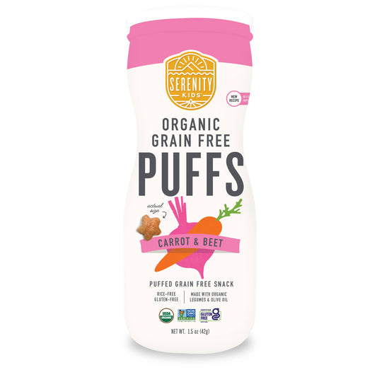 Carrot & Beet Organic Grain Free Puffs (6 Cans)