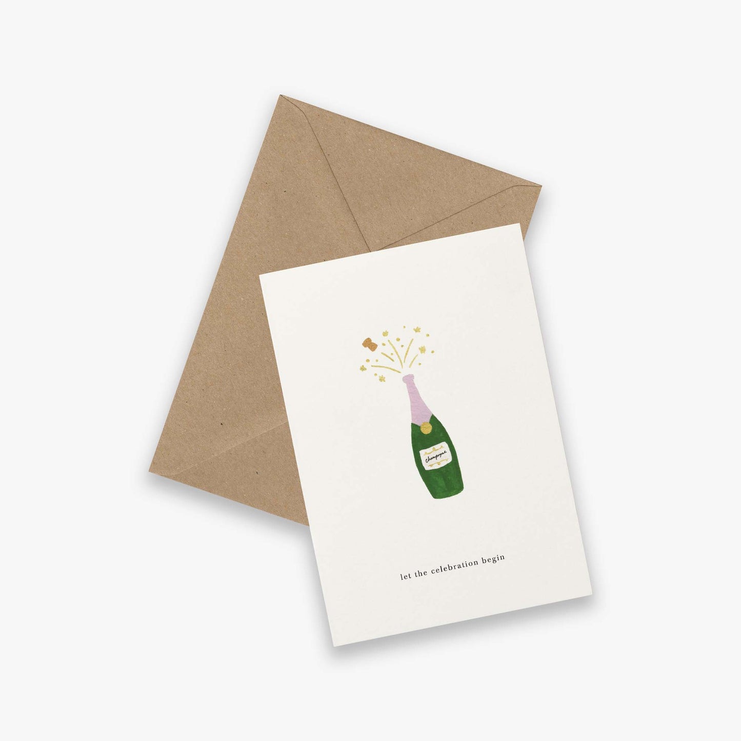 Greeting Card // Champagne (let the celebration begin)