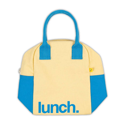 Zipper Lunch - 'Lunch.' Butter Blue