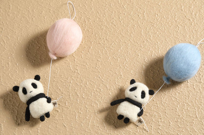 LUFT PANDA Wall Decor: Blau