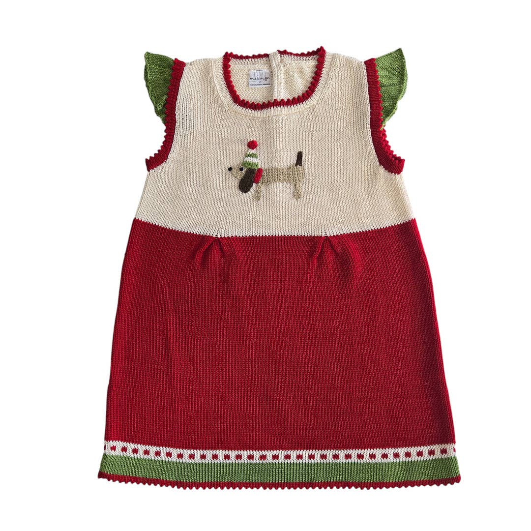 Holiday Dog Dress: 3T/4T