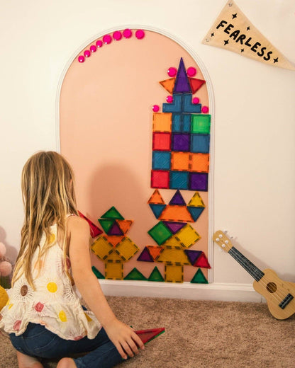 Magic Playwall - Arch Magnetic Wall Decal for Kids: Caramel