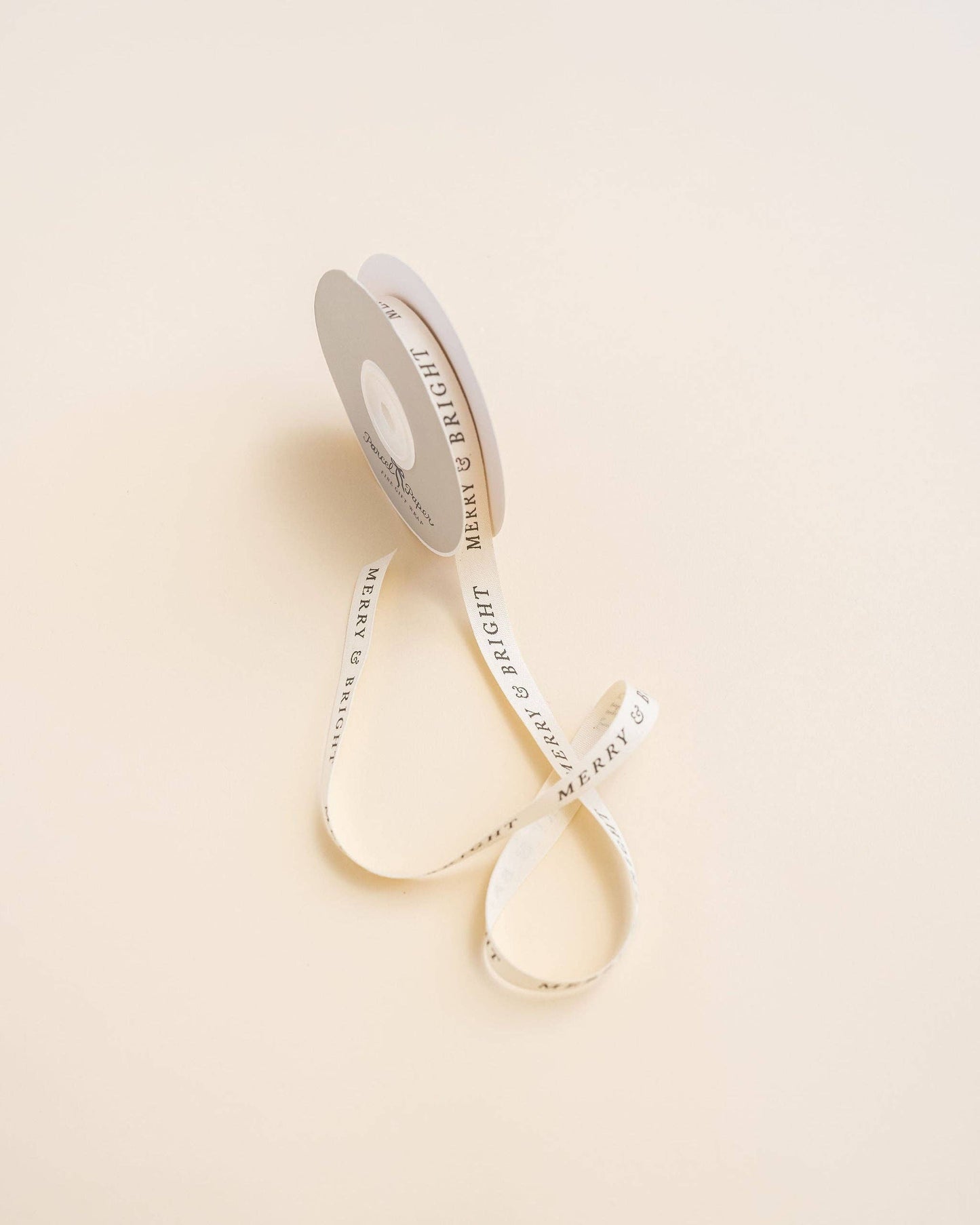 ‘Merry & Bright’ Cotton Ribbon