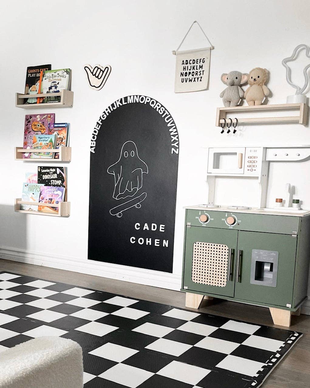 Magic Playwall - Arch Magnetic Wall Decal for Kids: Caramel