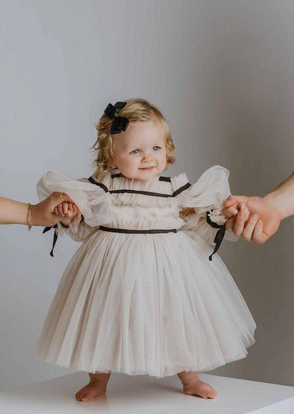 Coco-Caramel Tulle Dress: 8 Years