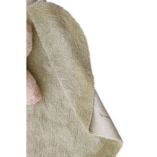 Washable rug Puffy Lily: 4' 7" x 5' 3"