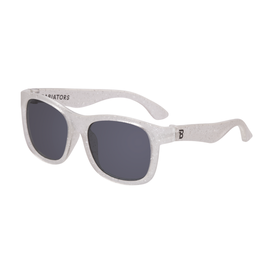 Silver Shimmer Navigator Sunglasses for Babies and Kids
