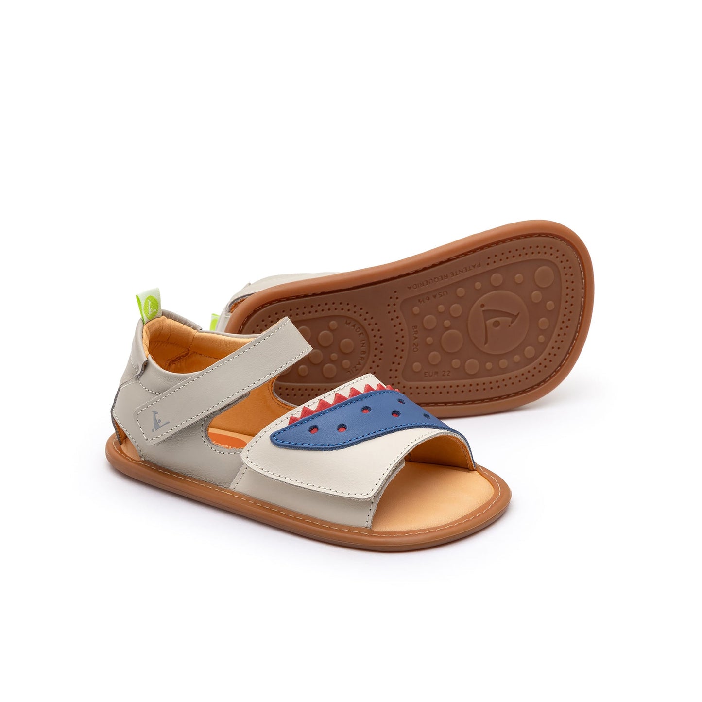 Toddler Sandals Crunchy - Tapioca/Blue Tang/Pumice