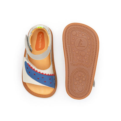 Toddler Sandals Crunchy - Tapioca/Blue Tang/Pumice