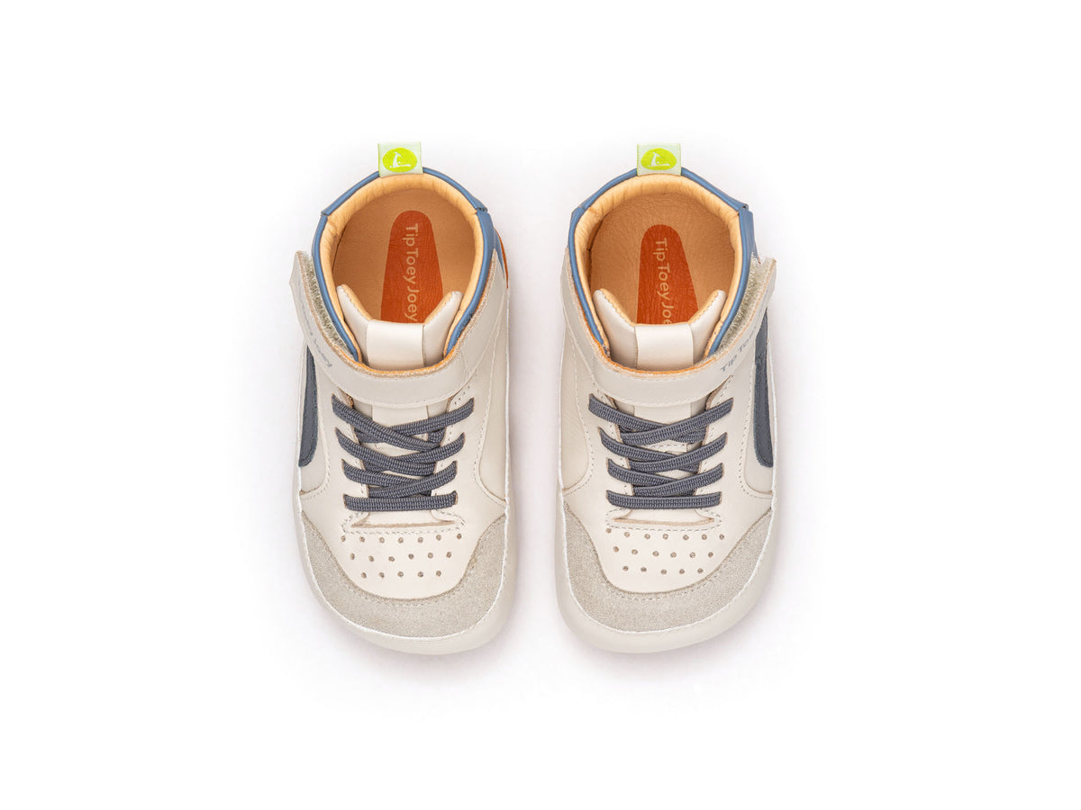 Toddler Sneakers Landy High-Top - Tapioca/ Slate Blue/ Tangerine