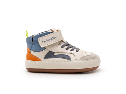 Toddler Sneakers Landy High-Top - Tapioca/ Slate Blue/ Tangerine