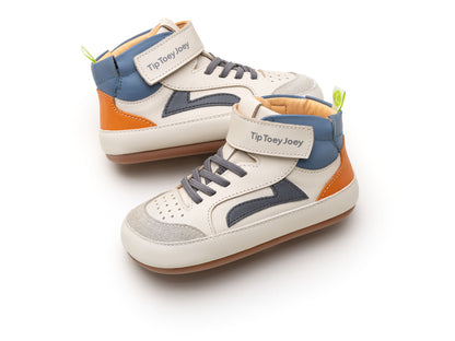 Toddler Sneakers Landy High-Top - Tapioca/ Slate Blue/ Tangerine