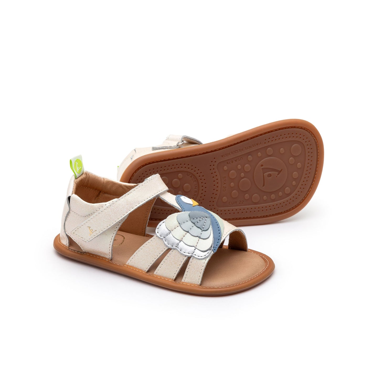 Toddler Sandals Macaw - White Dream/Mint/Denim