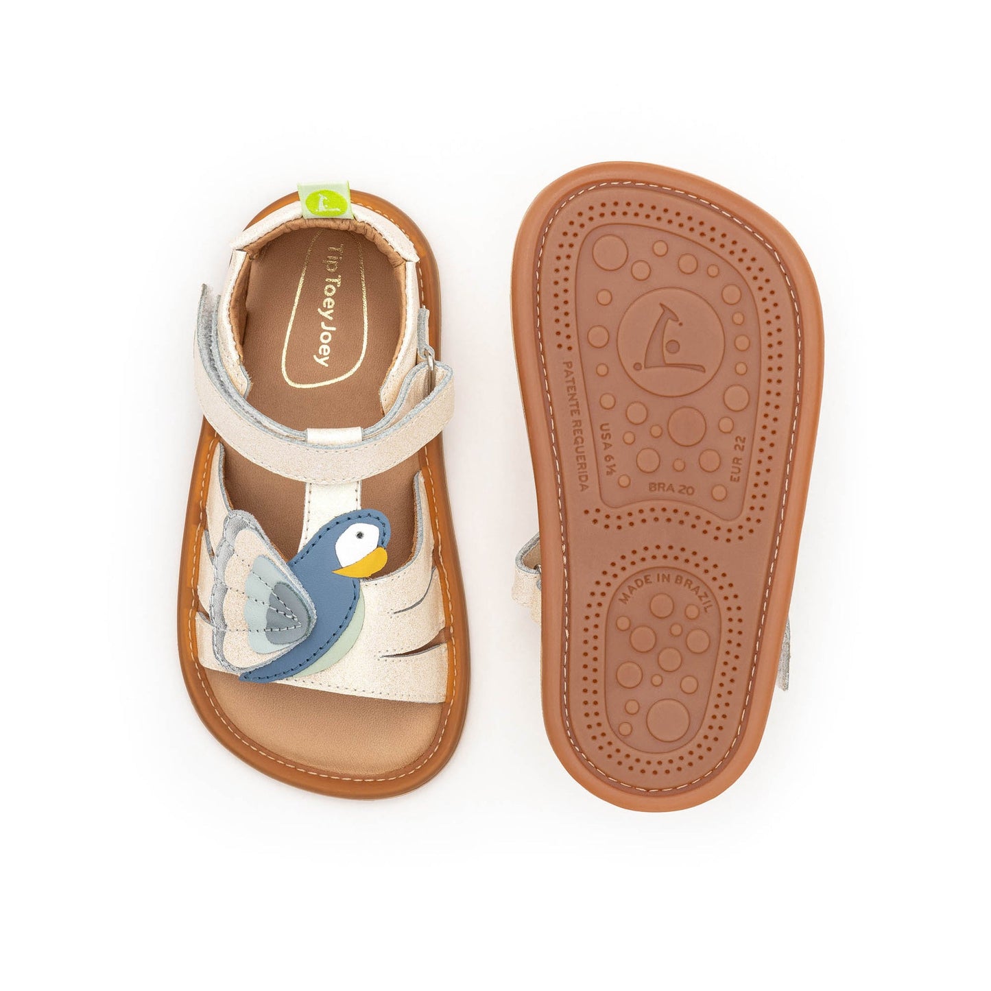 Toddler Sandals Macaw - White Dream/Mint/Denim