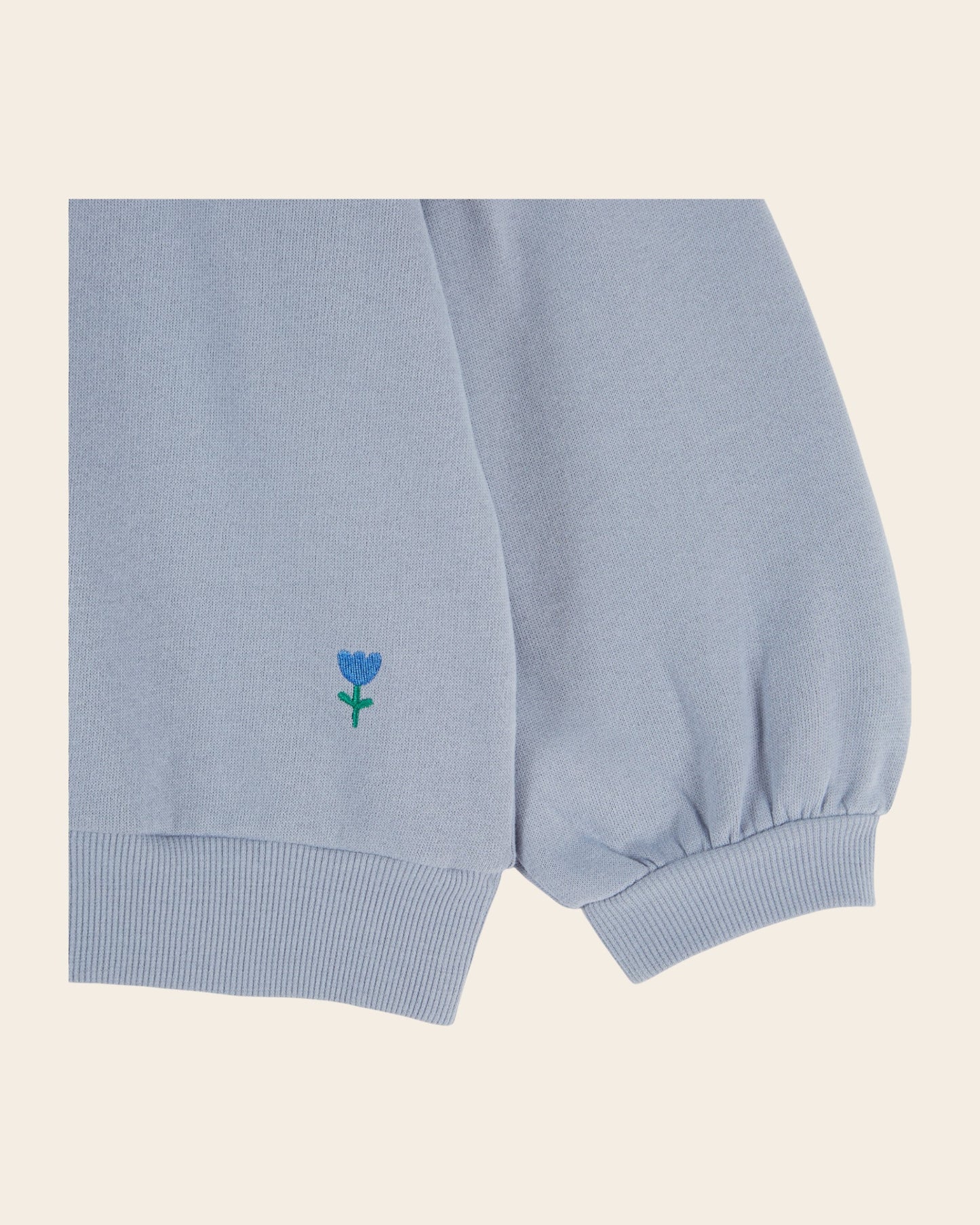 Sweatshirt - Blue Denim Collar
