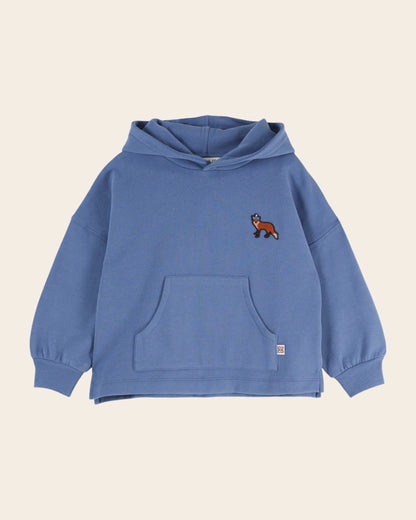 Hooded Sweatshirt - Blue Fox