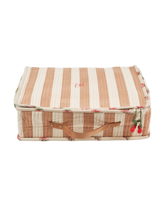 Large Suitcase - Rayure Farine