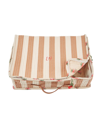 Large Suitcase - Rayure Farine