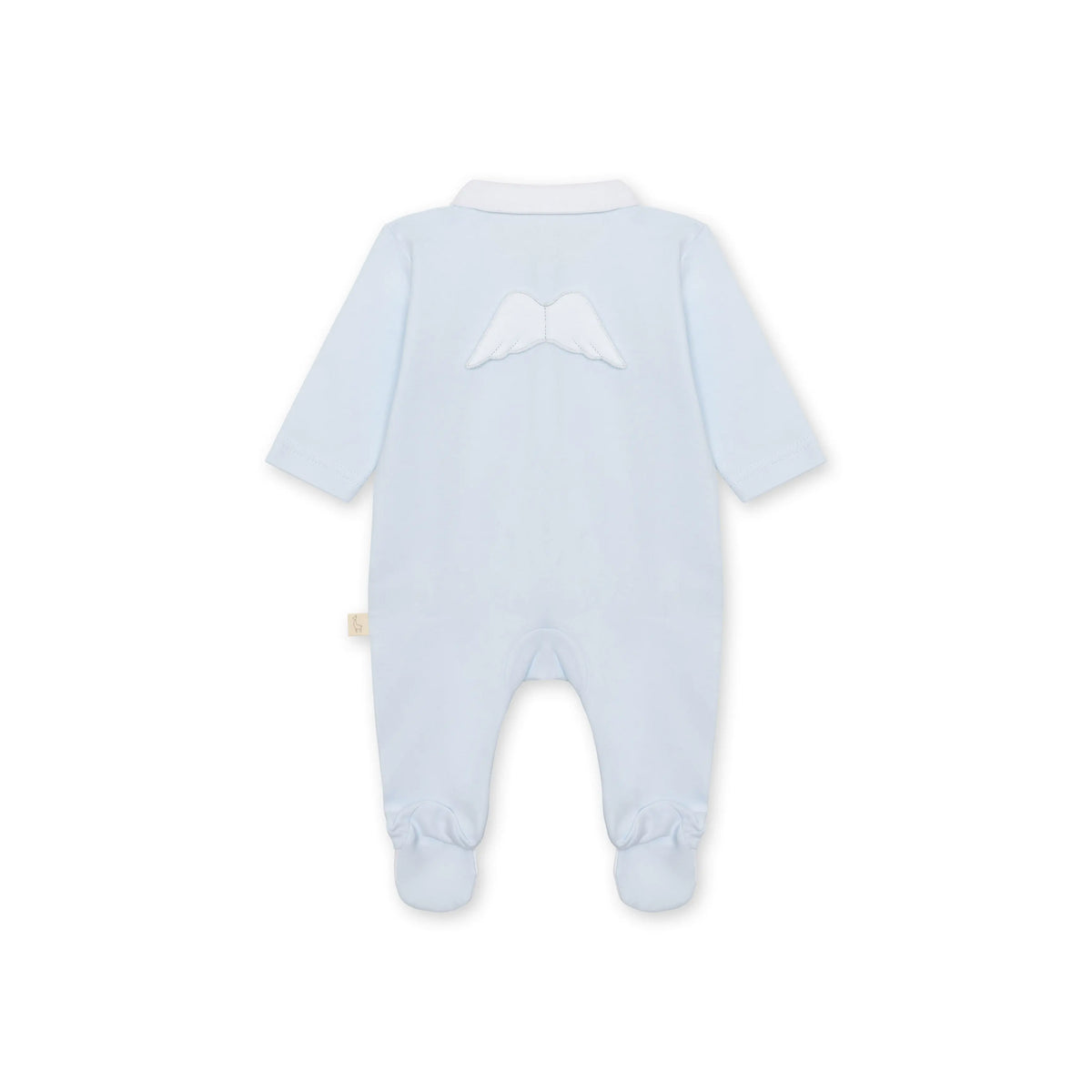 Angel Cotton Footie - Blue