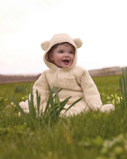BAILEY FAUX SHEARLING PRAMSUIT - BABY