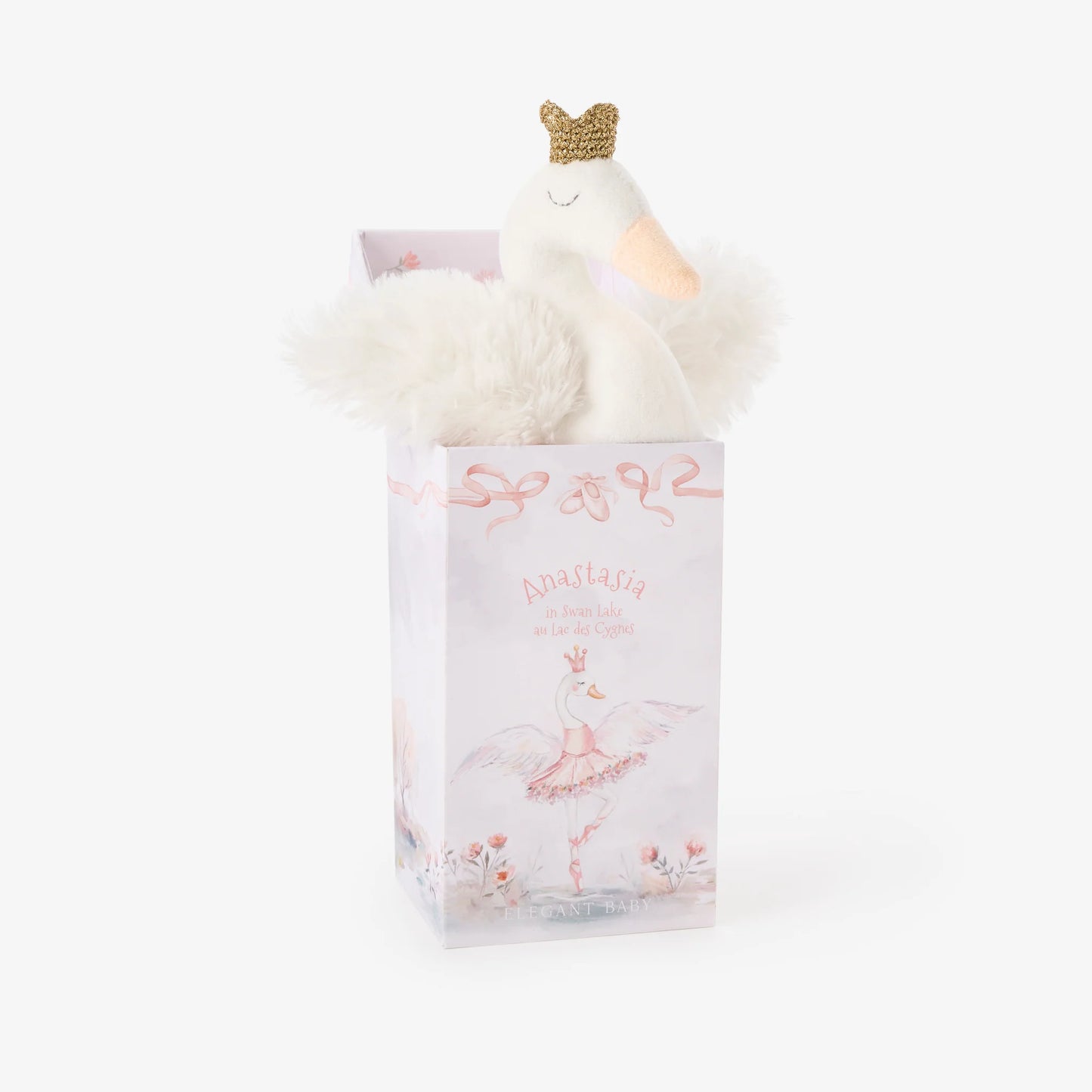 Anastasia the Ballerina Swan Plush Toy w/ Gift Box