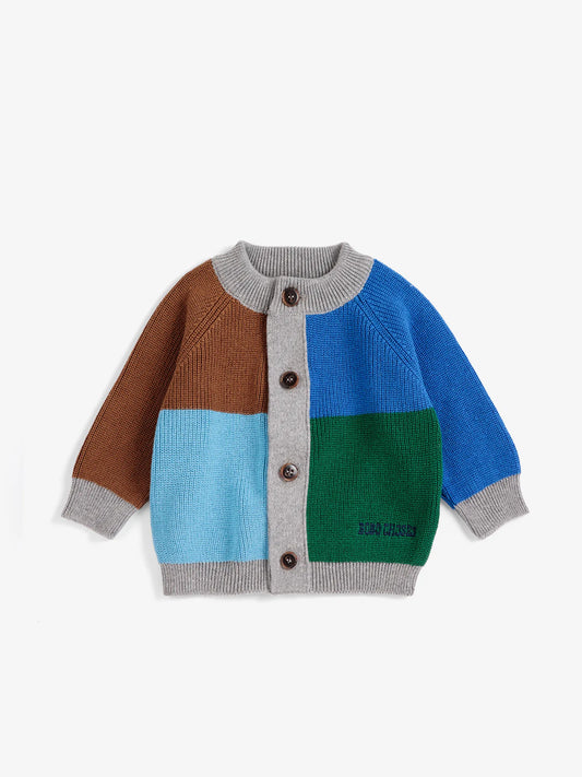 Bobo Choses color block cardigan - Multicolor