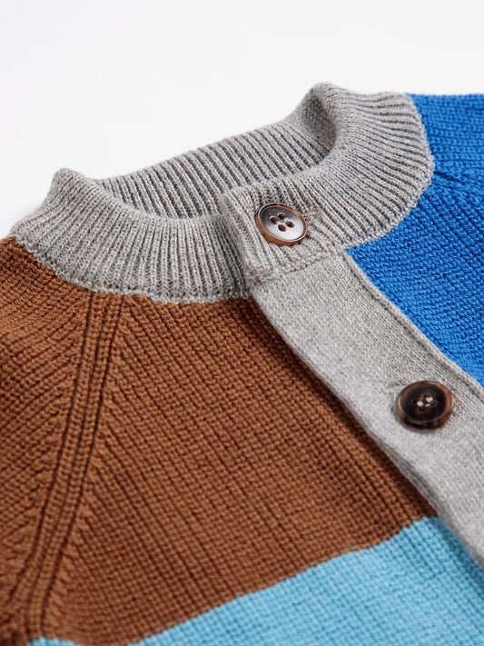 Bobo Choses color block cardigan - Multicolor