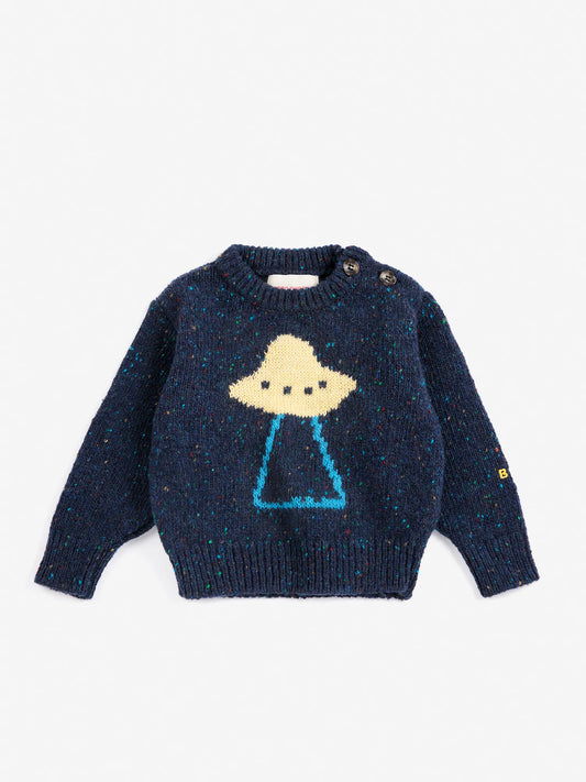 Pixel Abduction jumper - Navy Blue