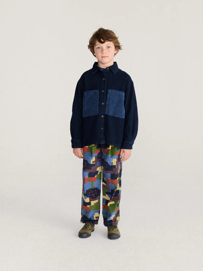 Booo Bo Choses Tag Denim Shirt