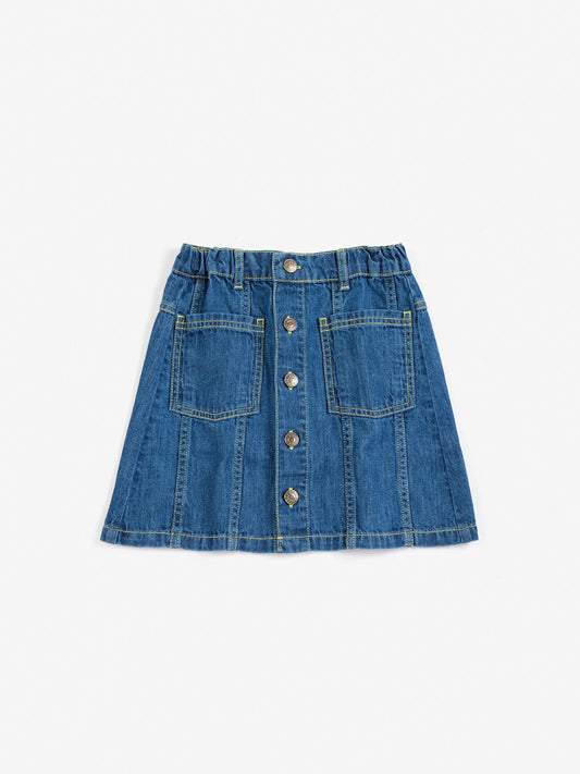 Booo Bo Choses Tag Denim Skirt