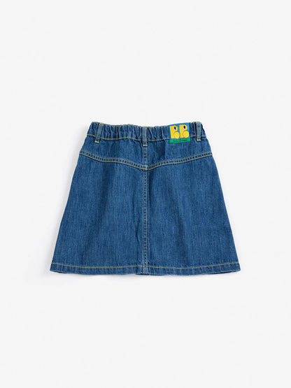 Booo Bo Choses Tag Denim Skirt