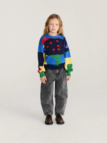 Paint Forest All Over Jacquard Jumper