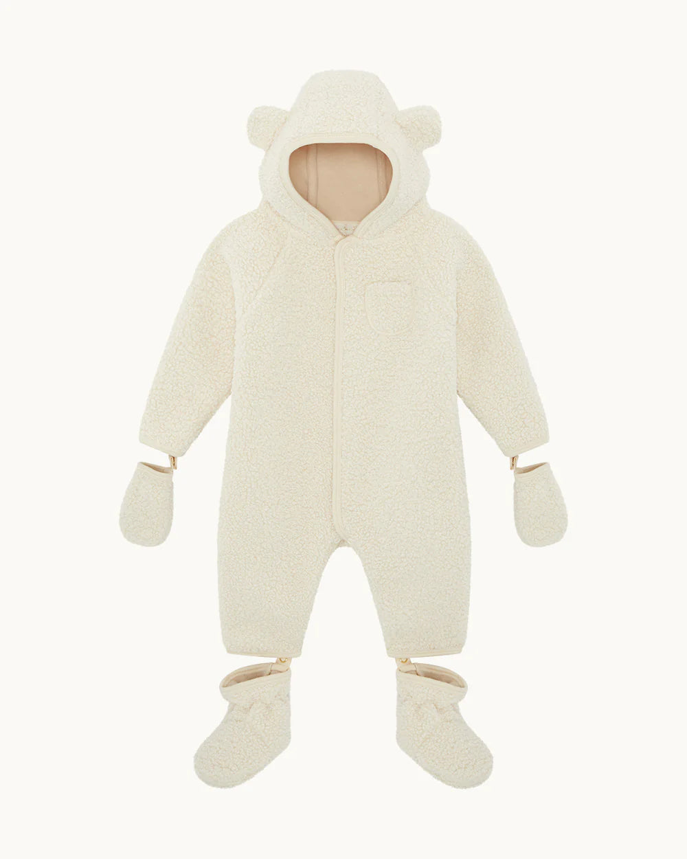 BAILEY FAUX SHEARLING PRAMSUIT - BABY