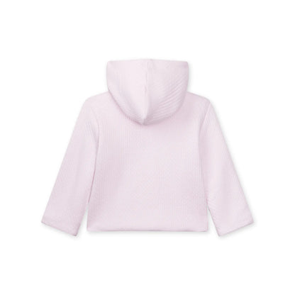 Jacquard Hooded Jacket - Pink