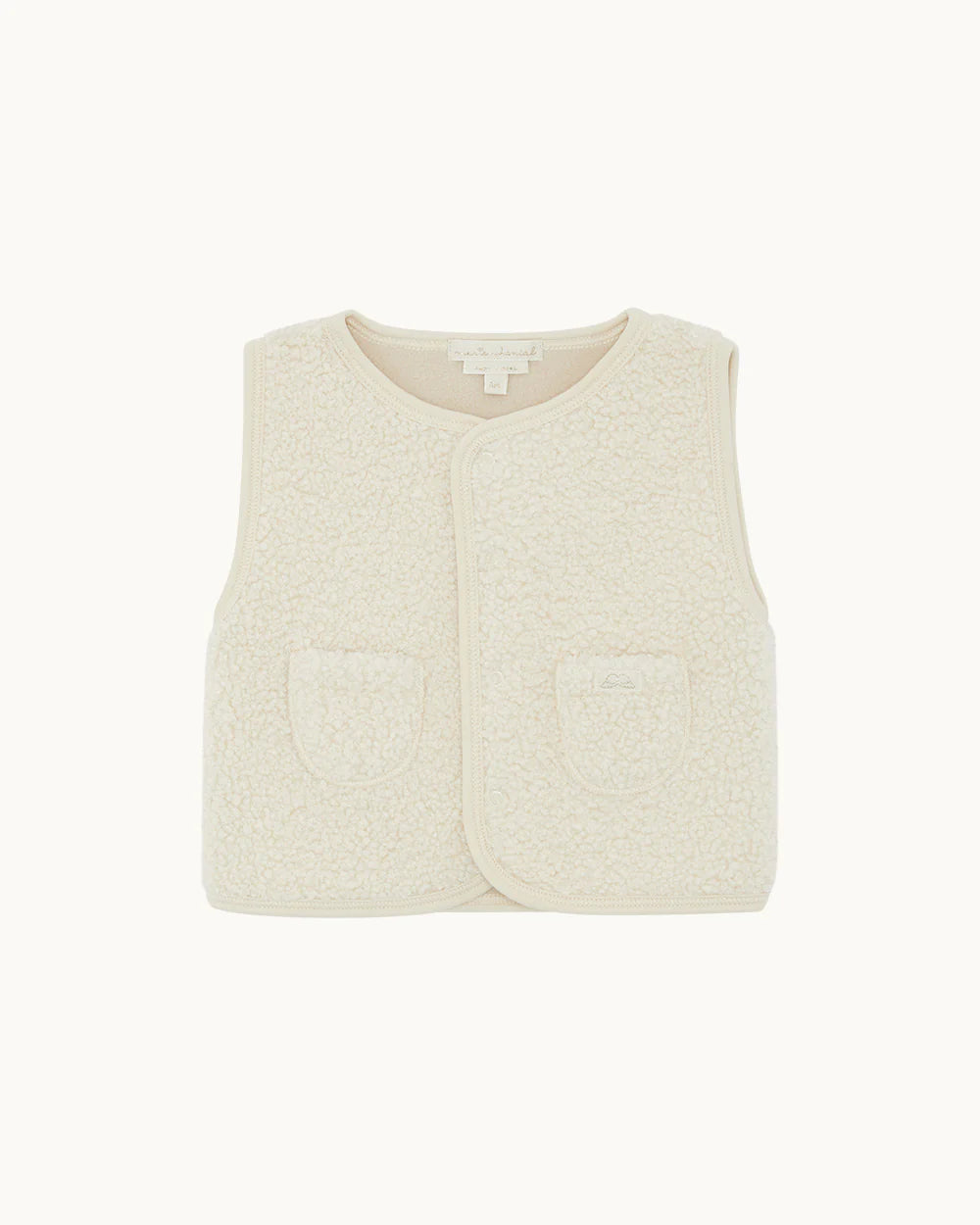 BILLIE FAUX SHEARLING GILET - BABY